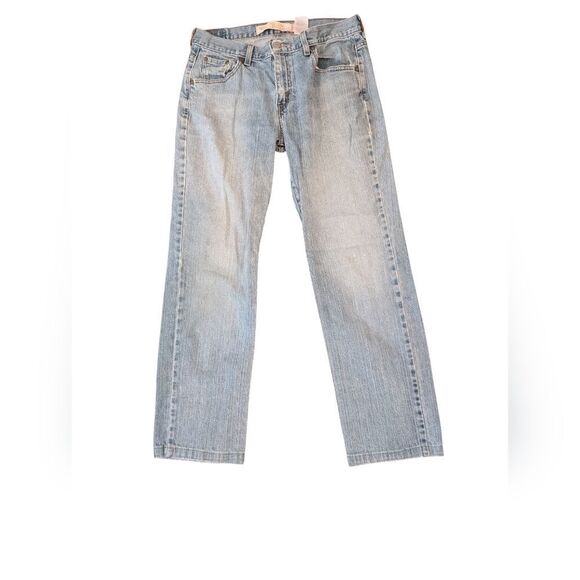 Levi's 505 nouveau low rise straight Y2K light wash jeans women's size 10 - Picture 3 of 10